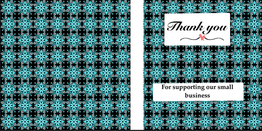 [Product Description: Make every gesture count with these adorable Foldable Square Thank You Cards! Each card measures 2 x 2 inches when folded and is perfect for packaging inserts, party favors, or personal messages. Compact yet expressive, they’re a great way to share gratitude in a sweet, thoughtful format.  Features: 	•	Folded Size: 2 x 2 inches (5.08 x 5.08 cm) 	•	Set of 30 foldable thank you cards 	•	Printed on premium matte or textured cardstock 	•	Blank inside for personal messages 	•	Available in multiple cute and elegant themes 	•	Ideal for gifts, events, or small business packaging  Tags: #thankyoucards #foldablecards #squarecards #minicards #giftinserts #stationerylove] Foldable Square Thank You Cards – 2 x 2 Inches (Set of 30)